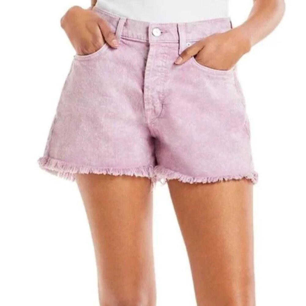 NWT 7 For All Mankind Pink Monroe Shorts